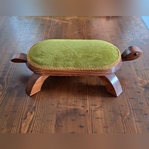 Vintage Turtle Footstool